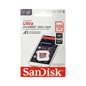 SANDISK MEMORIJSKA KARTICA MicroSDXC UHS-I 140MBs 128GB