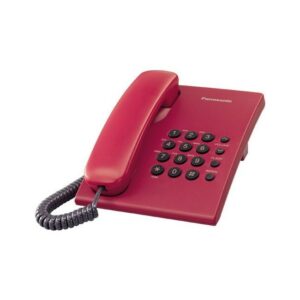 PANASONIC telefon stolni KX-TS500FXW crveni