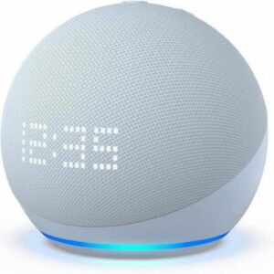 Amazon Echo Dot (5th Gen) bluetooth pametni zvučnik sa satom plavi