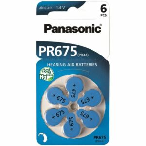 PANASONIC baterije PR675LH6LB, Zinc Air