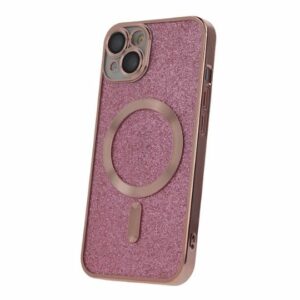 Glitter Chrome Mag for iPhone 12 6,1 pink
