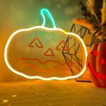 Neon PLEXI LED HAPPY PUMPKIN orange green FPNE10 Forever Light2