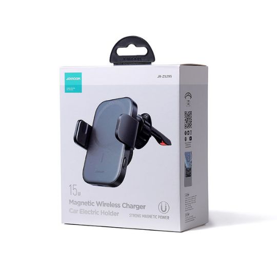 Joyroom Car Phone Holder with 15W Qi Wireless Charger (MagSafe Compatible) for Air Vent (JR-ZS295)5