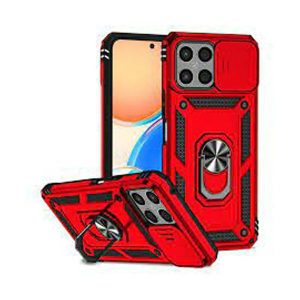 MaxMobile maskica za Honor 400 ANTI-SHOCK WITH RING crvena