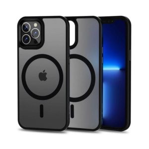 Tech-Protect MagMat MagSafe maskica za iPhone 12 Pro Max crna