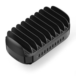 Orico DUK-10P-V1 pametna stanica za punjenje 10 x USB-A crna