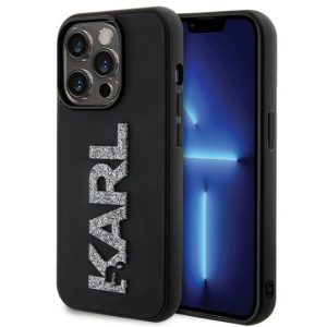 Karl Lagerfeld maskica za iPhone 15 Pro Max KLHCP15X3DMBKCK 3D Rubber crna