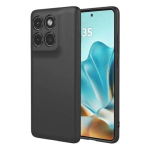 +Class silikonska maskica za Motorola Moto G86 crna