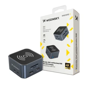 Wozinsky aluminijski Hub USB-C 12u1 sa kabelom 15cm sivi WHBC09Y8S