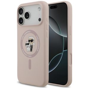 Karl Lagerfeld maskica za iPhone 17 Pro KLHMP17LSCMKCRHP Karl&Choupette Mag roza