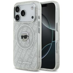 Karl Lagerfeld maskica za iPhone 17 Pro KLHMP17LHMKBKHOG IML KH Magsafe siva