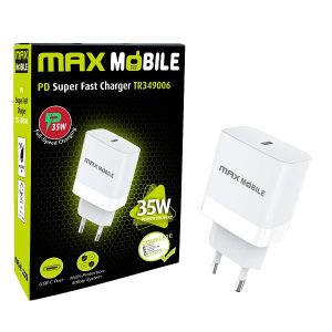MaxMobile kućni punjač PD Type-C TR349006 35W bijeli