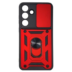 MaxMobile maskica za Samsung Galaxy S26 Plus ANTI-SHOCK WITH RING crvena