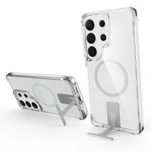 MaxMobile maskica za Samsung Galaxy S26 Ultra DROP-PROOF PURE MAGSAFE KICKSTAND prozirna