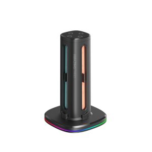 AmazingThing Thunder Pro PlayDock punjač za Nintendo Switch 2 kontrolere crni