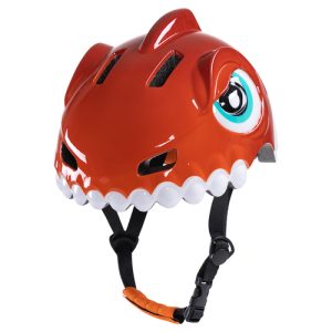 Wozinsky HT-62C DINOSAUR dječja biciklistička kaciga S crvena