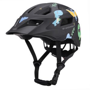 Wozinsky HT-45C dječja MTB biciklistička kaciga s odvojivim vizirom XS crna