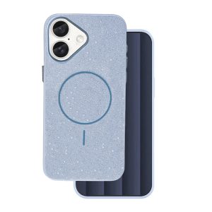 Glitter Thin Mag maskica za iPhone 17 plava