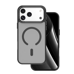 Frozen Mag Open Ring maskica za iPhone 17 Pro/18 Pro crna