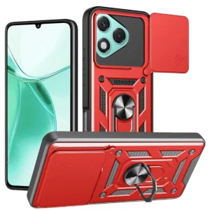 MaxMobile maskica za Honor 600/600 Pro ANTI-SHOCK WITH RING crvena