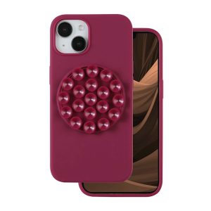 Stick silikonska maskica za iPhone 15 Maroon